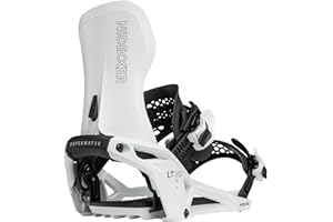 Nidecker LT Supermatic Snowboard Bindings – Automatic Dual-Entry Binding with Heel Pedal & Universal Fit