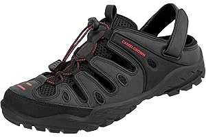 CAMELSPORTS Men's Hiking Sandals Outdoor Sport Closed Toe Walking Sandal Waterproof Non-Slip Summer Fisherman Beach Water Shoes