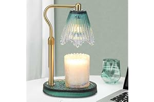 MAROMAMIX Candle Warmer Lamp with Height Adjustment - Electric Wax Melt Warmer with Timmer and Dimmer for Scented Candle Wax, Homer Décor and House Warming Birthday Gifts for Women Mom
