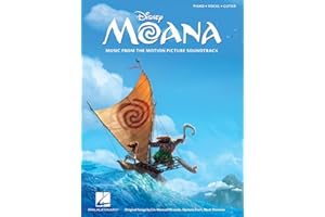 Moana Sheet Music Songbook by Lin-Manuel Miranda | Piano, Vocal, Guitar Arrangements from Disney Movie Soundtrack | Hal Leonard Music Book for Beginners and Advanced Players | Official Disney Release