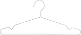 Amazon Basics Stainless Steel Clothes Hangers 20 Pack view 6