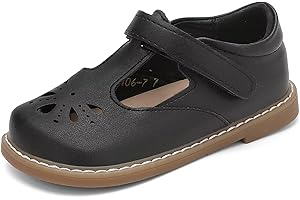 NEDAAN Toddler Girl Mary Jane Dress Shoes-Little Girls School Uniform Shoes