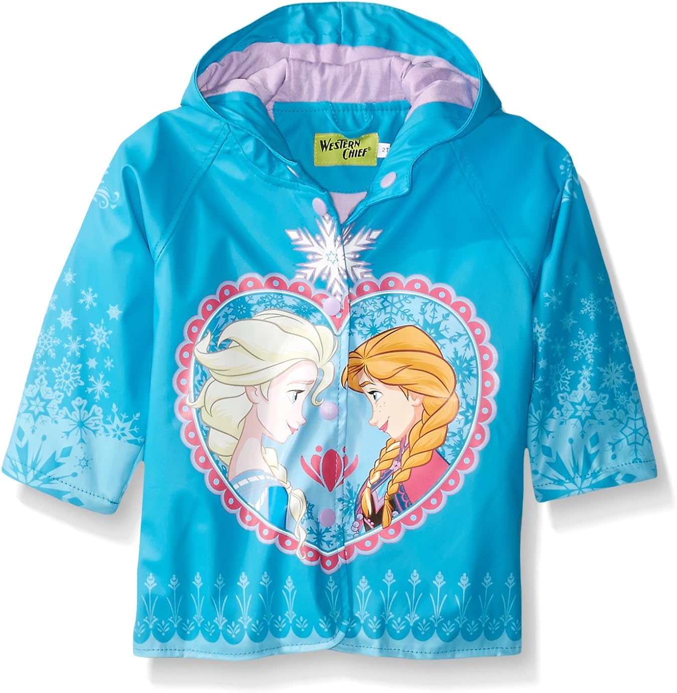 Anna Frozen Jacket, Rain lined Character Disney Kids Chief Western and 2T Elsa, Rain Wear