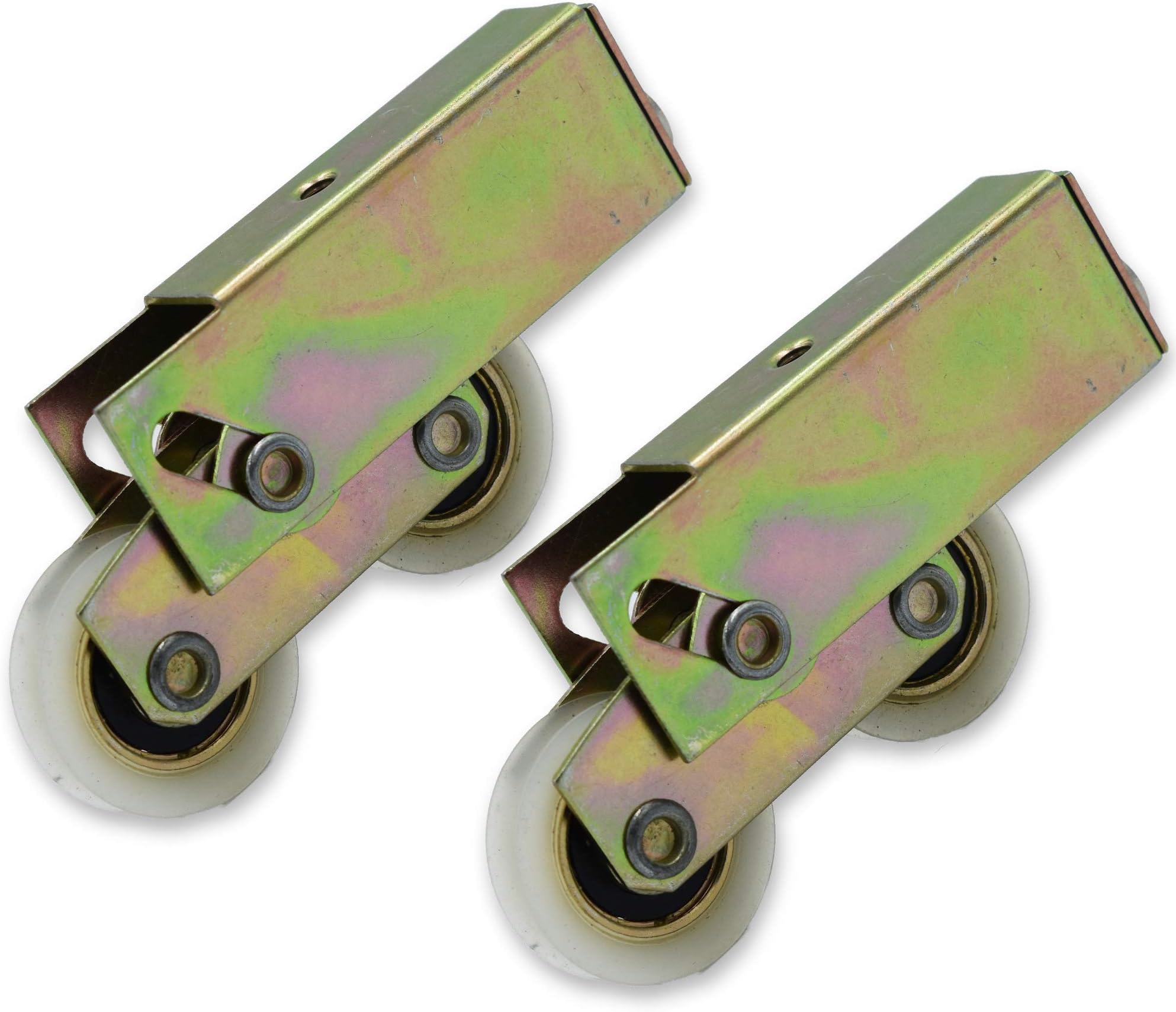 Pair of Tandem Sliding Patio Door Roller Nylon Wheels Aluminium Upvc Timber 32mm
