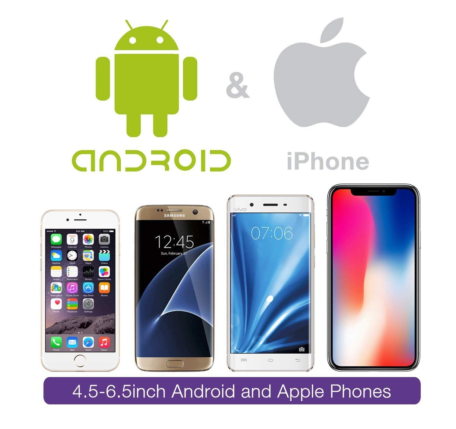 [Upgraded Version] Mobile Controller for PUBG- Sensitive Shoot and Aim Triggers for PUBG/Knives Out/Rules of Survival - L1R1 Mobile Game Trigger Joystick & Gamepad for Android iPhone (S1)