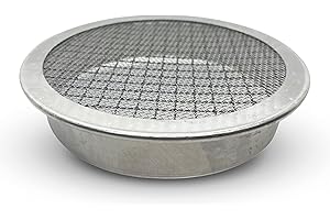 GREEN GOODS Aluminum Rain Barrel Screen - 4 Inch - Mosquito & Debris Protection - Diverter Kit - Rainwater Collection