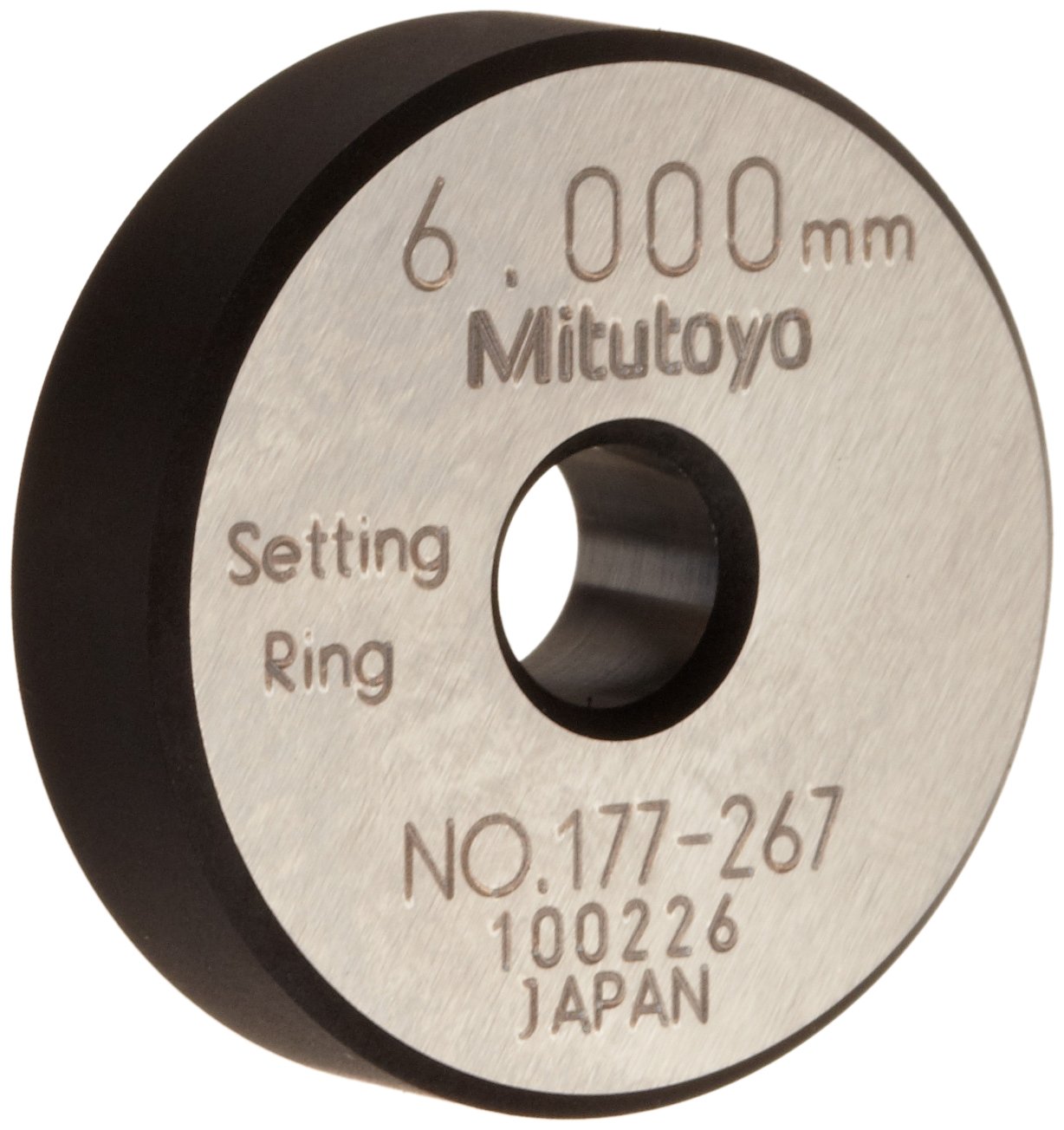 Mitutoyo 177267 Setting Ring +/1.5Micrometer Accuracy 6mm Size 25mm