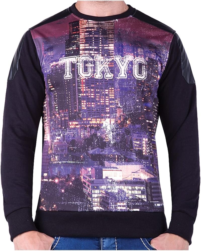 Sudadera Hombre Negra CIPO\u0026BAXX Tokio Talla XXL: Amazon.es: Ropa y  accesorios