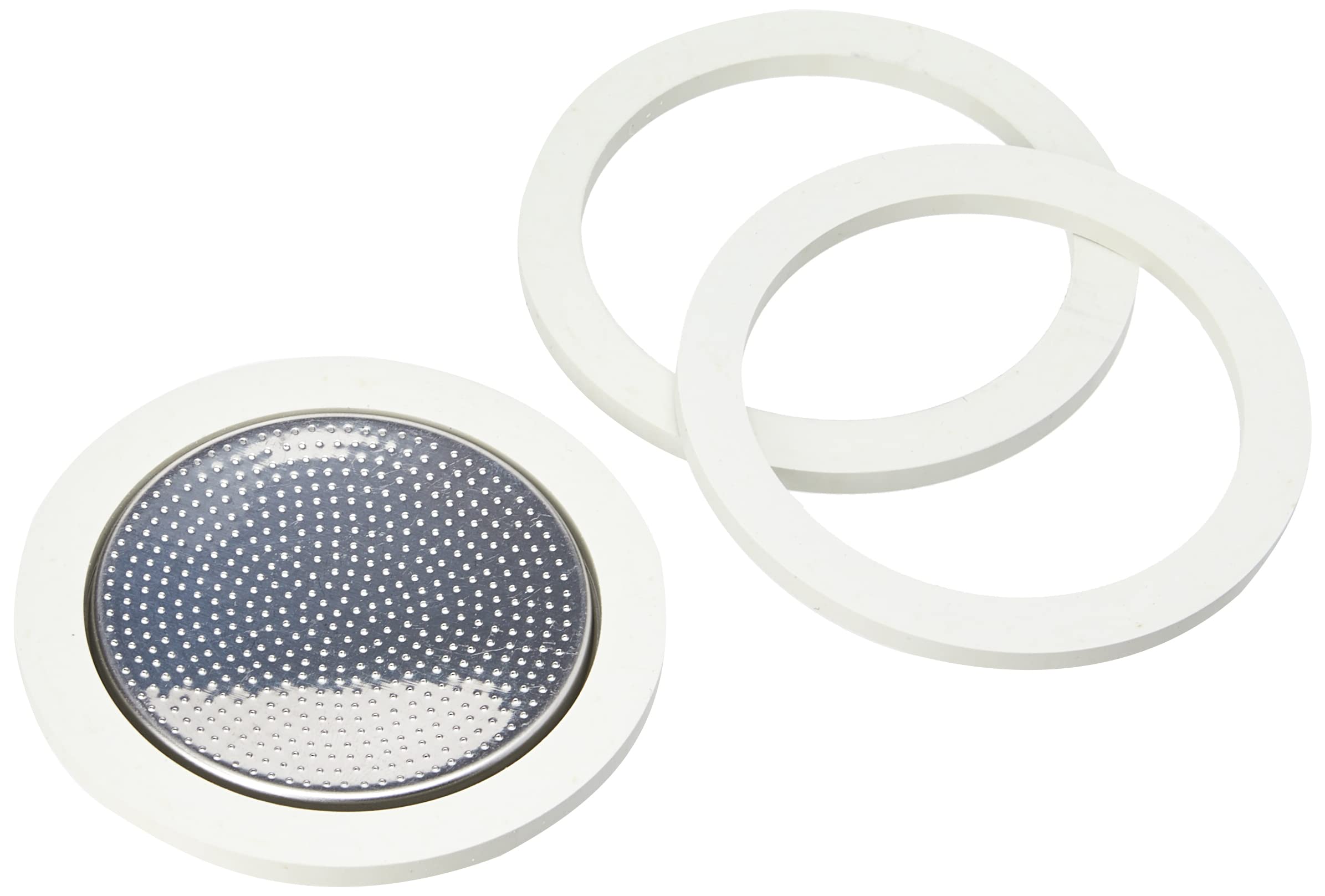 Bialetti Gasket and Aluminum Filter for 6 Cups Venus, Musa, Kitty Models