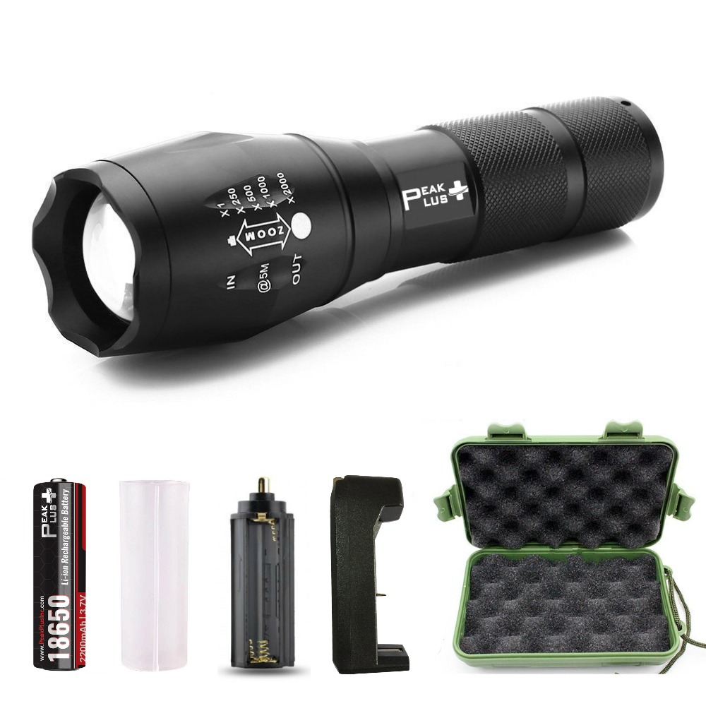6 PeakPlus+Flashlight+Adjustable+Resistant+Rechargeable
