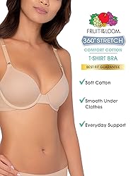 Fruit of the Loom Women's T-Shirt Bra, Desert