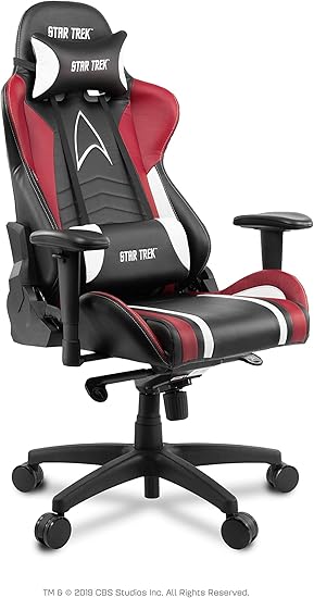 Arozzi Gaming Stuhl Star Trek Edition Rot Amazon De Kuche Haushalt