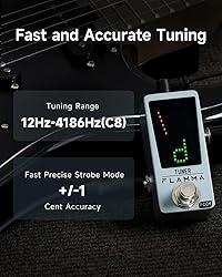FLAMMA Tuner Pedal FC04 Chromatic Guitar Tuner