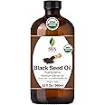SVA Black Seed Oil Organic - 32 Fl Oz – 100% Natural Cold Pressed Organic Black Seed Oil - for Face, Skin Care, Hair Care, Scalp Massage & Body Massage – Carrier Oil