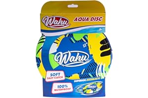 Wahu Aqua Disc Blue/Green/Yellow - 100% Waterproof Disc - Soft Easy Catch with Superior Accuracy