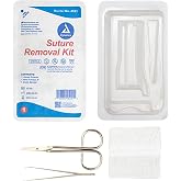 Dynarex-4521 Suture Removal Kit, Sterile - 1 Each | 50 Count, Stainless Steel Forceps, Cotton Gauze Sponge, Plastic Tray With Tyvek Lid, Expiration Dated, 730 Day Shelf Life