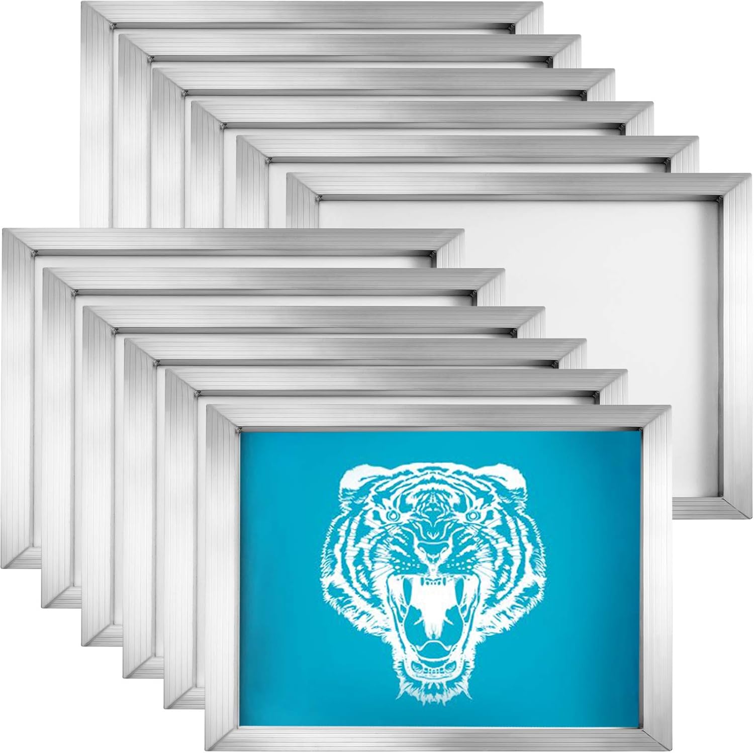 VEVOR Silk Screen Frame 12 Pieces Aluminum Silk Screen Frame 8x10 Inch