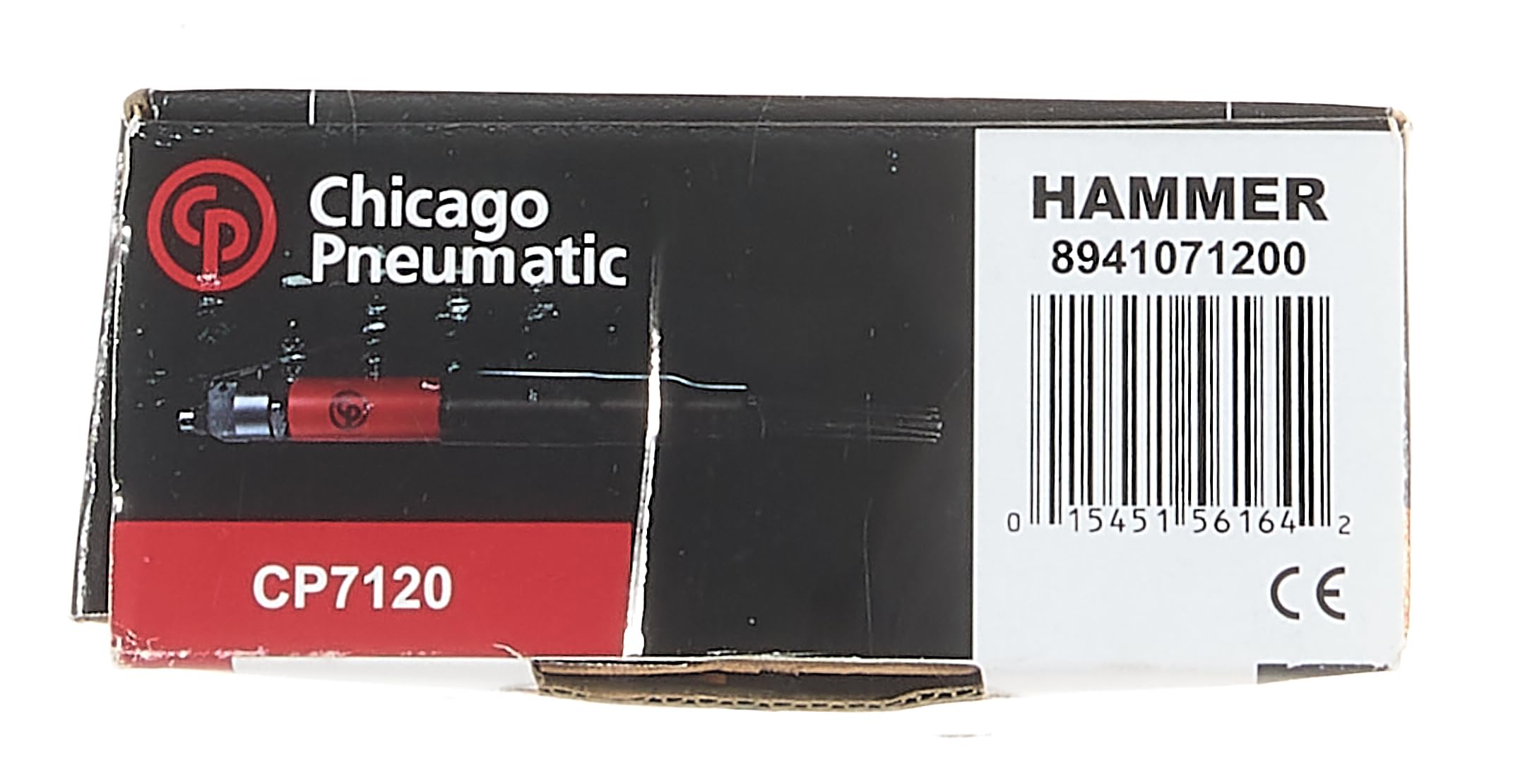 Chicago Pneumatic CP7120 Air Powered Adjustable Needle Scaler and Chisel, 4,600 BPM, Red