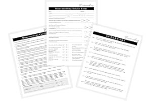 LASHICORN Microneedling Intake Forms, Consent, Aftercare Instructions | 75pk 25 of Each | Skin Rejuvenating Microneedling | Anti Aging, Anti Wrinkle | 8.5 x 11” Client Intake Signature Minimalist Black White