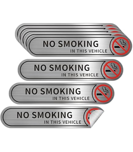Amazon.com: RED - No Smoking or Vaping Sign - 12" x 12" - Vinyl Decal -  Cigarette Smoke Electronic Vape E-Cig - Die Cut Sticker : Health & Household
