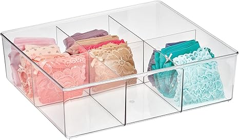 mDesign Caja organizadora con 6 compartimentos – Práctico ...