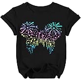Tewmeu Magical Shirt Girl Cute Magic Graphic Tee Toddler Kids Holiday Vacation Short Sleeve ops 3-12 Years