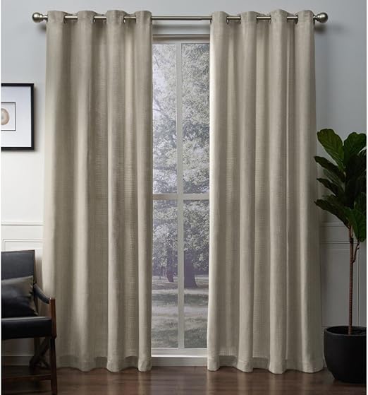 Amazon Com Exclusive Home Curtains Winfield Heavyweight Metallic