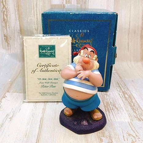 Amazon レアwdcc ピーターパン Peter Pan ミスター スミー Mr Smee フィギュア 置物 陶器製ディズニー おもちゃ ホビー