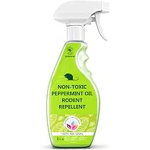Amazon.com: All Natural Peppermint Oil Spray, Non-Toxic Rat ...