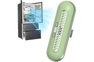 Fridge Deodorizer, 5.8x2inch 3-Gears Refrigerator Deodorizer with UV Light, USB Rechargeable Closet, Portable Closet Odor Eli