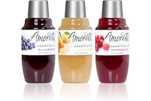 Amoretti Premium Summer Martini Cocktail Mix, 3 Count