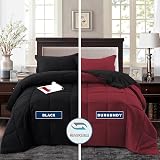 HIG 3 Pieces Black Reversible Duvet King 240 x 220cm OEKO-TEX 10.5 Tog view 5