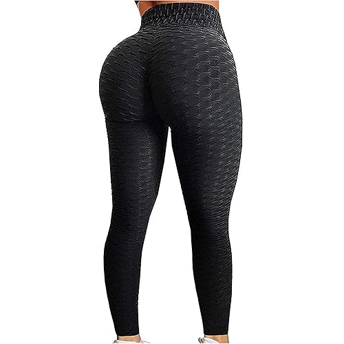 SEASUM Women's High Waist Yoga Pants Tummy Control Slimming Booty Leggings Workout Running Butt Lift Tights