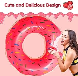 DMAR Pool Floats Donut Inflatables 23.4" Donut Pool