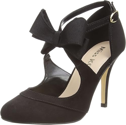 miss kg black court shoes