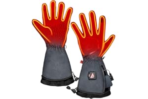 ActionHeat 5V Women’s Slim Fit Fleece Heated Gloves – Battery Operated Winter Garment with Lasting Heat Capacity