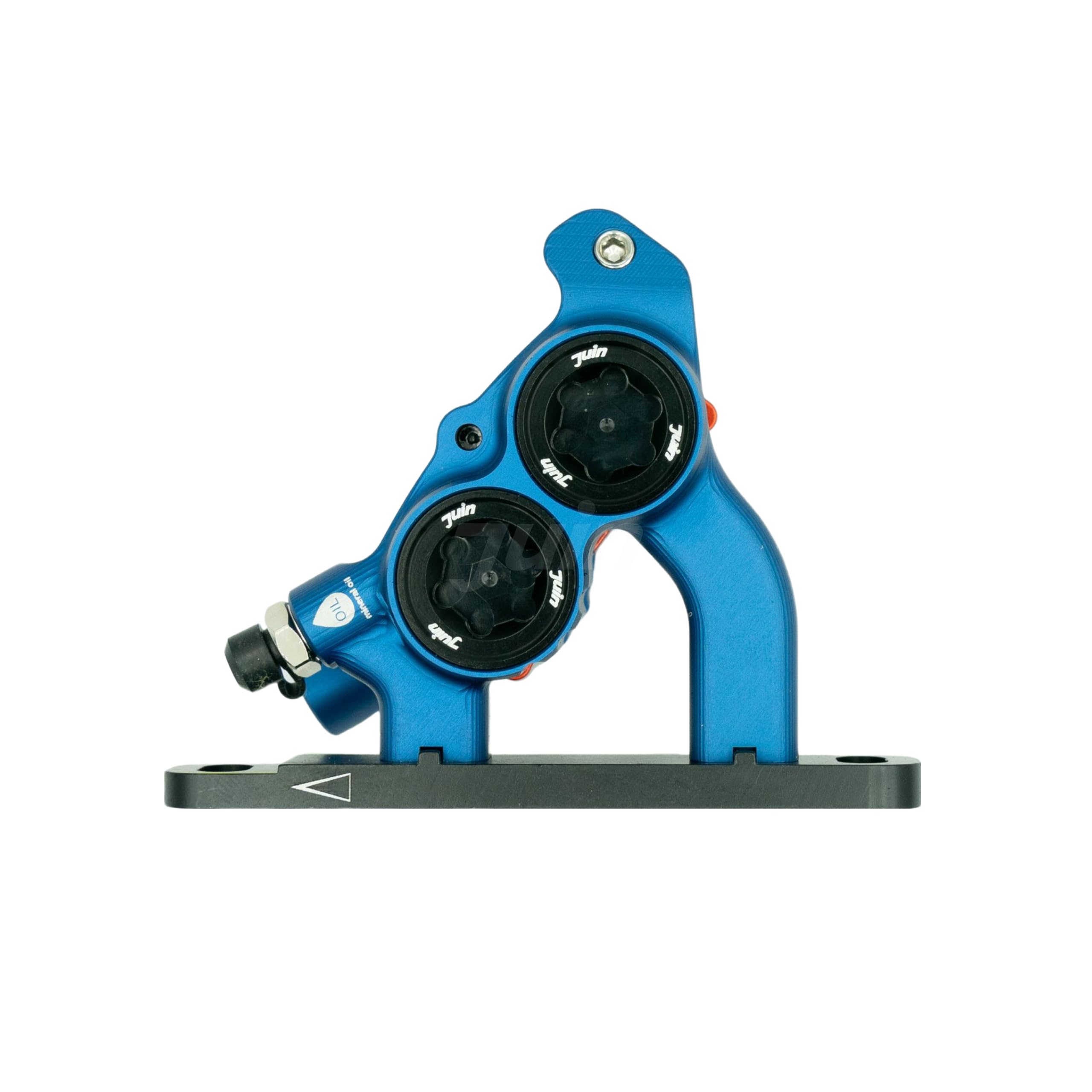 Juin ETF Road Bike Hydraulic Disc Brakes, 160mm, Mineral Oil, Blue