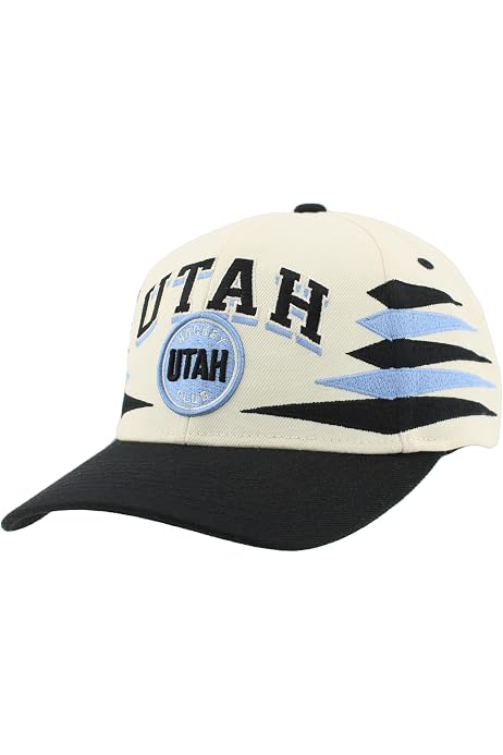 Zephyr NCAA Officially Licensed Snapback Hat - Competitor Secondary Color, Structured Curve Fit, Embroidered Team Logo - View #7