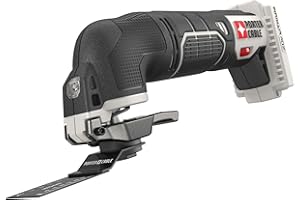 PORTER-CABLE 20V MAX* Oscillating Tool with 11-Piece Accessories, Tool Only (PCC710B)