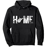West Virginia Map Pullover Hoodie