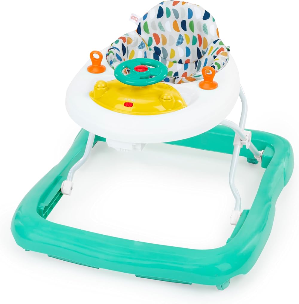 Bright Starts Ready to Roll Walker with Steering Wheel Lights & Sounds