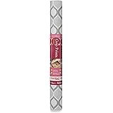 Con-Tact Brand Grip Prints Durable Adhesive Non-Slip Shelf and Drawer Liner, 18" x 4', Savoy Stone