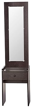Valtos Bella Engineered Wood Dressing Table (Matte Finish, Wenge)