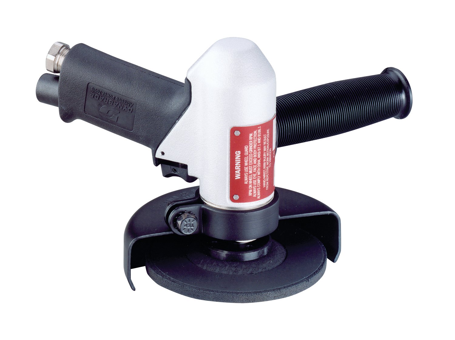 Amoladora de rueda central deprimida con empuñadura de pistola Dynabrade 50340 de 4-1/2 a 5 pulgadas