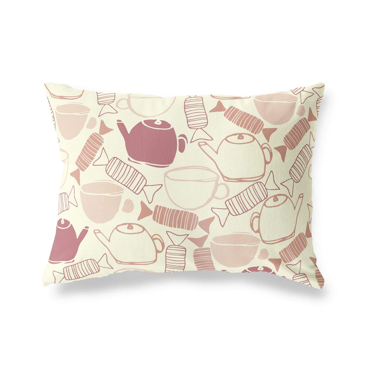 BonaMaison Decorative Cushion Cover, Random Pattern Throw Pillow Covers, Home Decorative Pillowcases for Livingroom, Sofa, Bedroom, Size: 45X60 Cm - Designed and Manufactured in Turkey