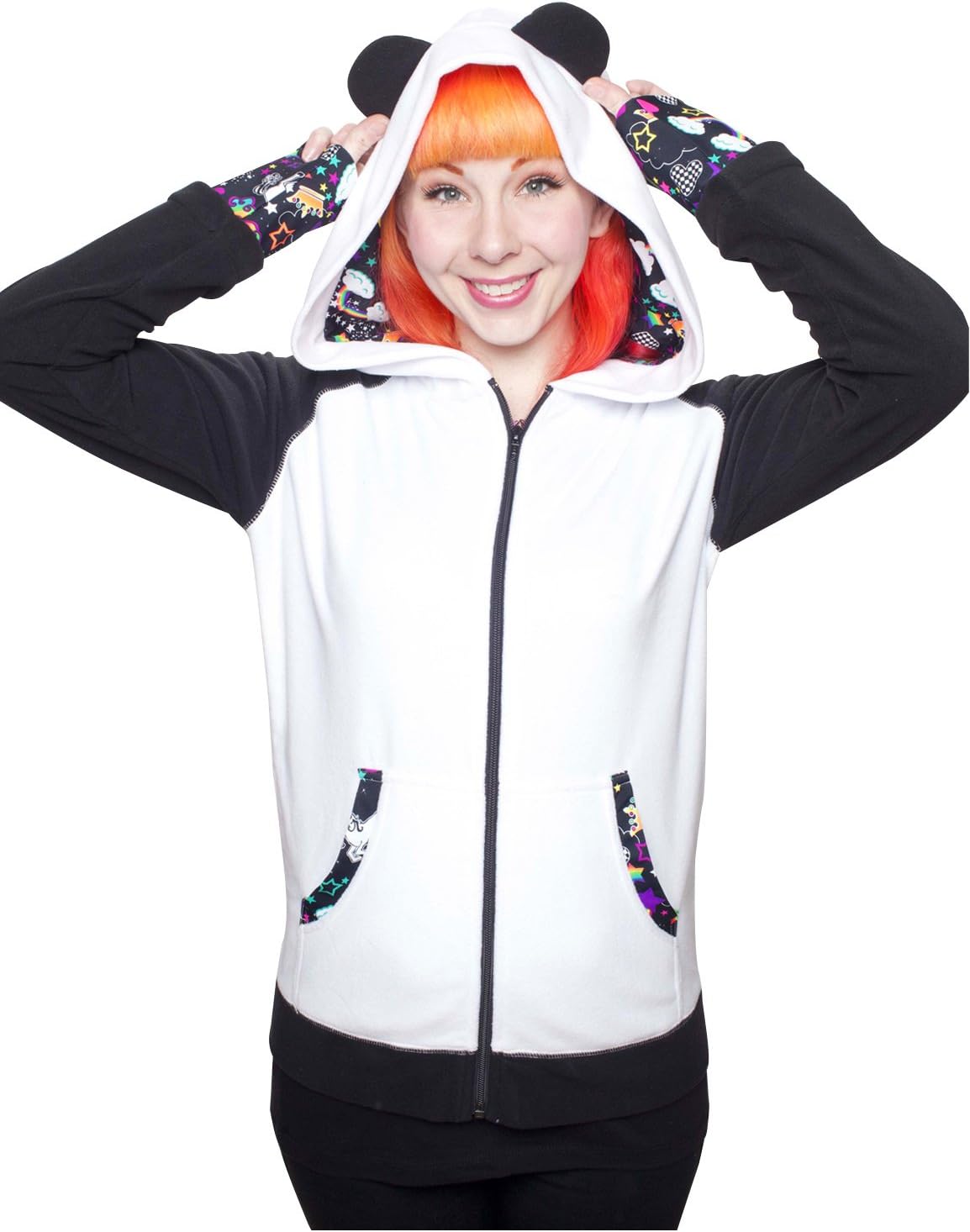 Crazyheads Panda Hoodie Kawaii Collection (Microfleece)