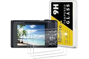 iDaPro [3Pcs SX730 / SX740 Screen Protector for Canon PowerShot SX730 HS/SX740 HS Camera,Tempered Glass,9H Hardness,Anti-Scra