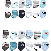 Hudson Baby unisex-baby Grow With Me Cotton Terry Socks