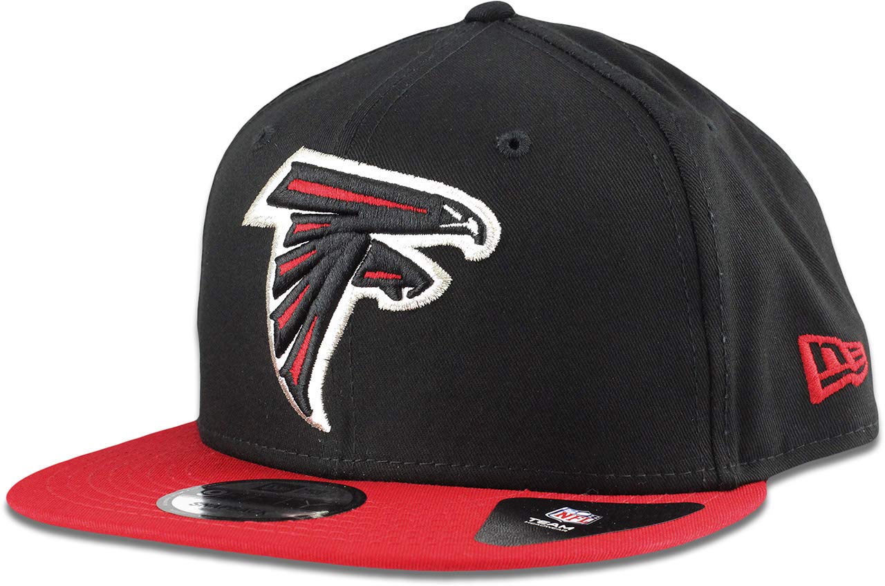 New Era Atlanta Falcons Hat NFL Black Red 2Tone 9FIFTY Snapback Adjustable Cap Adult One Size