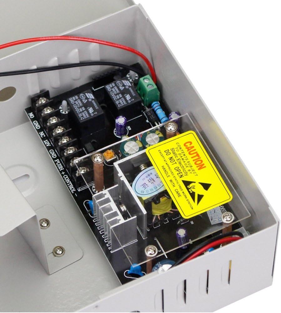 LIBO Smart Home DYX5A AC90V/260V 5A Access Control Power Supply Box DC12V UPS Backup Battery for All Kinds of Electric Door Lock with Time Delay - Image 5